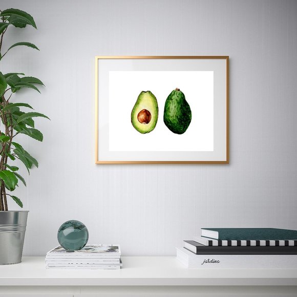 Print of ORIGINAL Watercolour Painting 🥑 Avocado - Picture 5 of 7